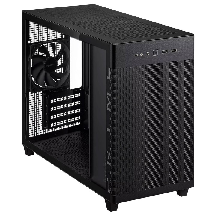 ASUS Prime AP201 TG Black Les Minis Boitiers ASUS Maroc