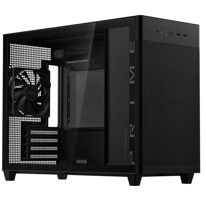 ASUS Prime AP201 TG Black Les Minis Boitiers ASUS Maroc