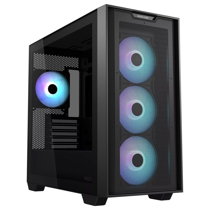 ASUS A21 Plus TG ARGB Black Les Minis Boitiers ASUS Maroc