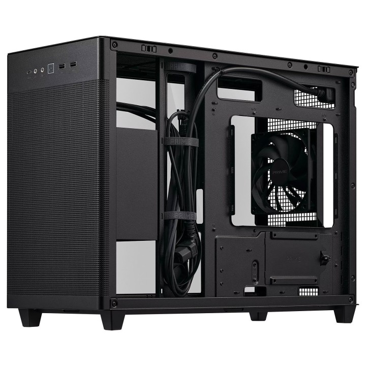 ASUS Prime AP201 TG Black Les Minis Boitiers ASUS Maroc