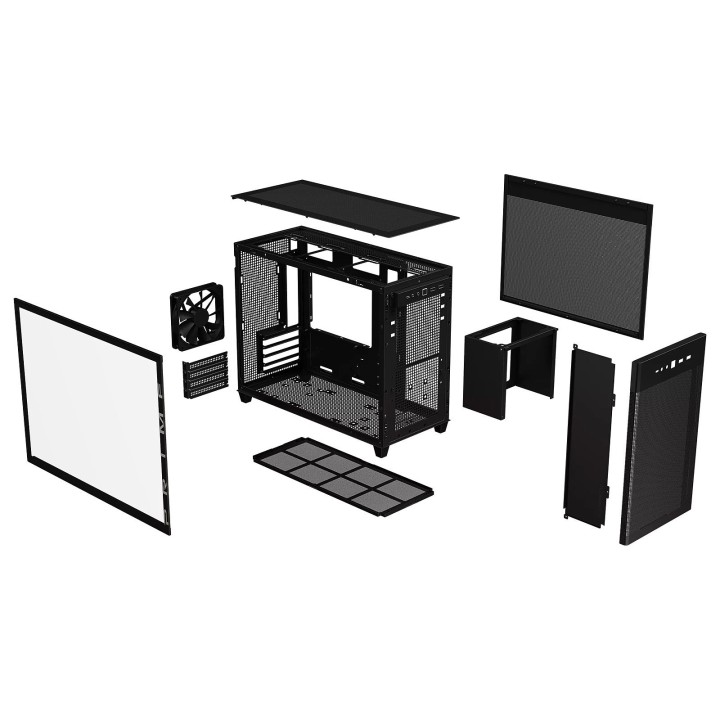 ASUS Prime AP201 TG Black Les Minis Boitiers ASUS Maroc