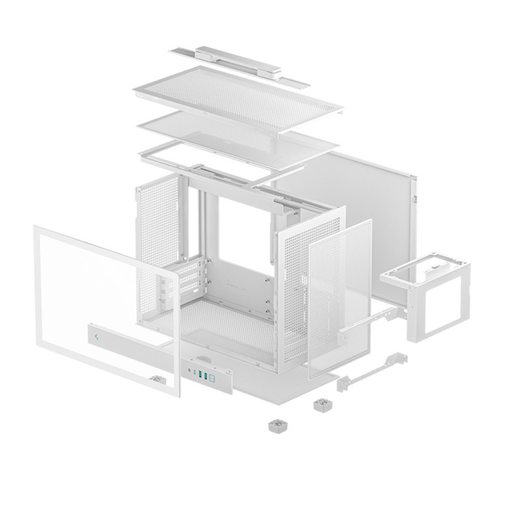 DeepCool CH160 PLUS (White) Les Minis Boitiers DeepCool Maroc