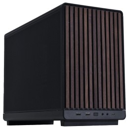Lian Li A3 (Black/Wooden Panel) Les Minis Boitiers Lian Li Maroc