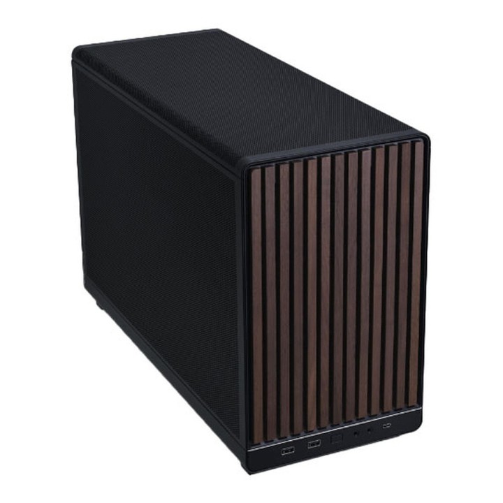 Lian Li A3 (Black/Wooden Panel) Les Minis Boitiers Lian Li Maroc