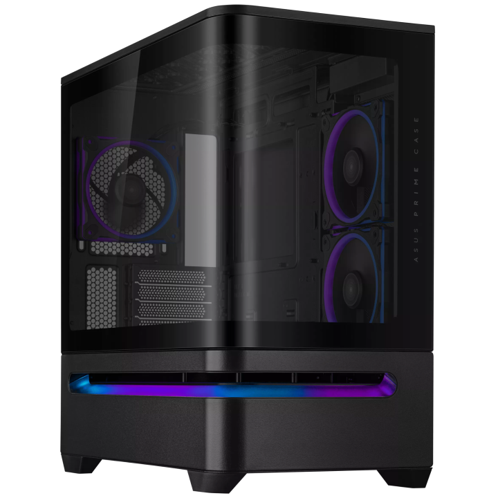 ASUS PRIME AP202 TG ARGB BLACK Les Minis Boitiers ASUS Maroc