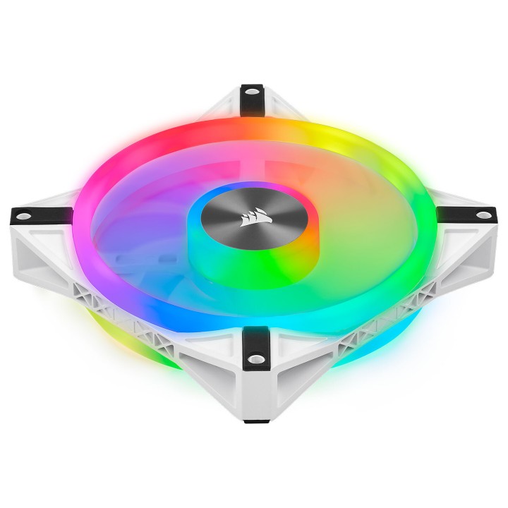 Corsair QL Series QL140 RGB Blanc Périphériques Corsair Maroc