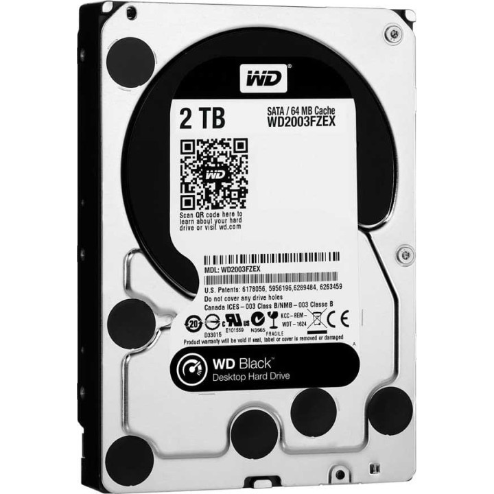 Western Digital WD Black 3.5" 2TB Disques durs et SSD Western Digit...