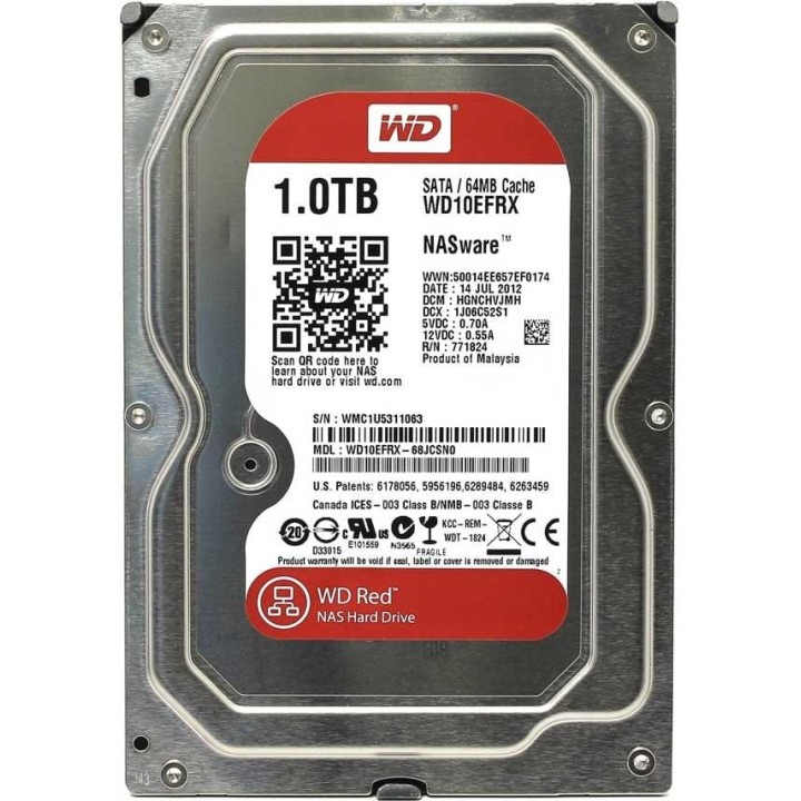 WD Red NAS 3.5" 1TB Disques durs et SSD Western Digital Maroc