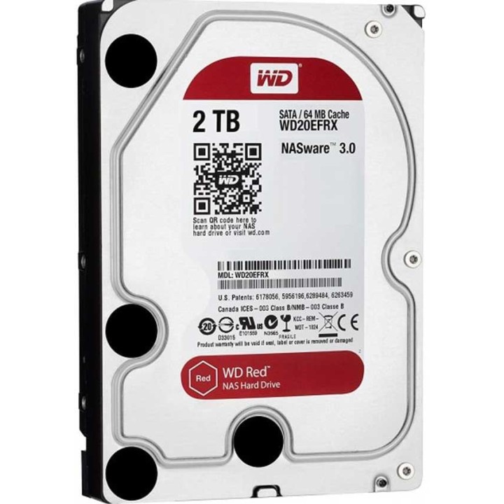 Western Digital WD Red NAS 3.5" 2TB Disques durs et SSD Western Dig...