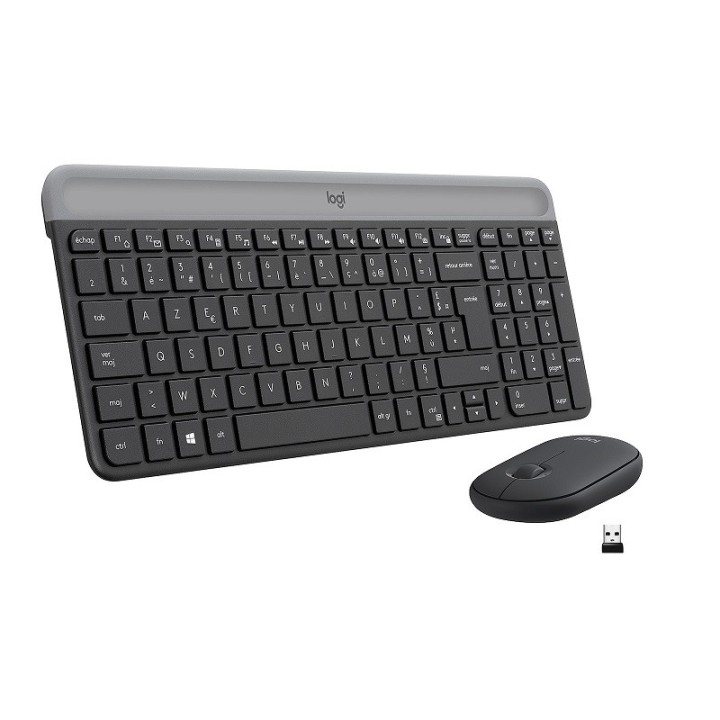 Logitech Desktop MK470 Sans-fil (AZERTY) Kits claviers/souris Logit...