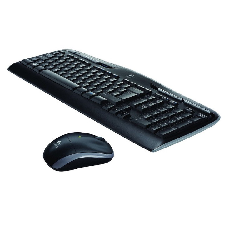 Logitech Wireless Desktop MK330 Sans-fil (AZERTY) Kits claviers/sou...