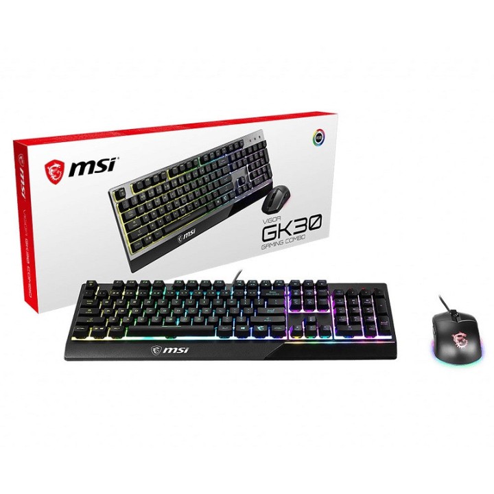 MSI Vigor GK30 + Clutch GM11 (Noir) Kits claviers/souris MSI Maroc