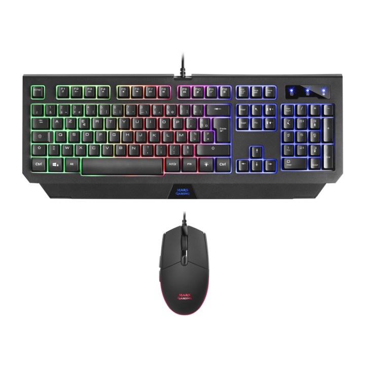 Mars Gaming MCP100FR Pack Gamer Kits claviers/souris Mars Gaming Maroc