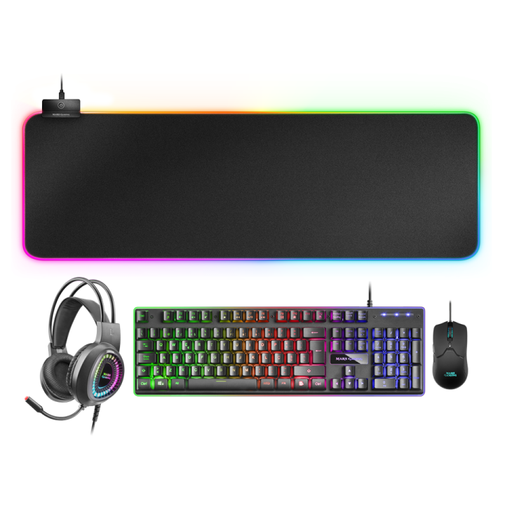Mars gaming MCPEXFR Combo 4in1 Kits claviers/souris Mars Gaming Maroc