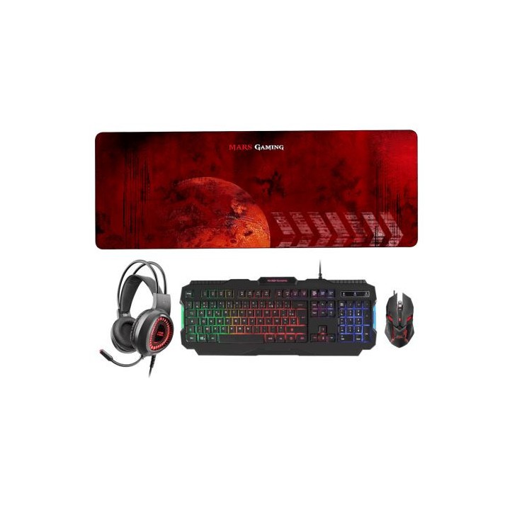 Mars Gaming MCPRGB2 Pack Gamer Kits claviers/souris Mars Gaming Maroc