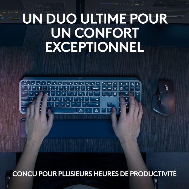 Logitech MX Keys S Combo (Graphite) Kits claviers/souris Logitech M...