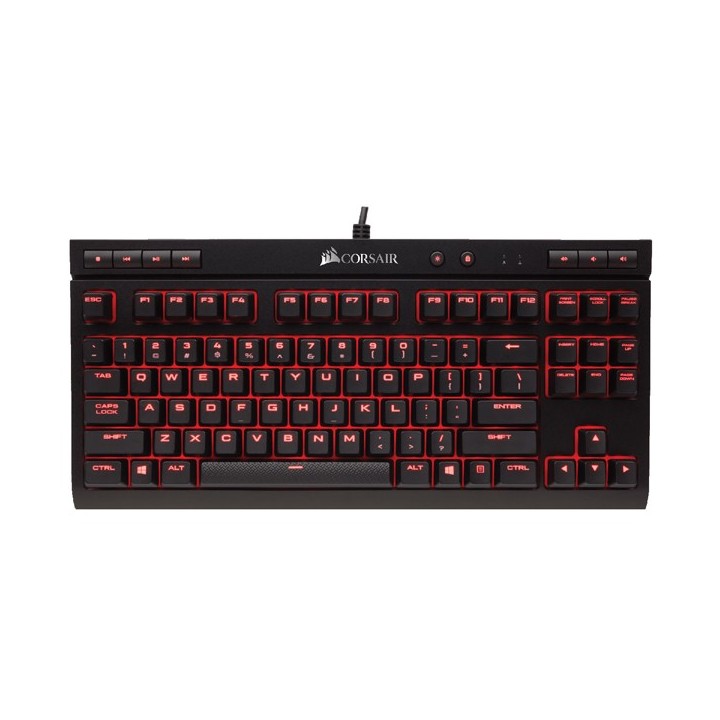 Corsair Gaming K63 LED Rouge Cherry MX Red Claviers Corsair Maroc