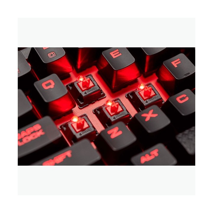 Corsair Gaming K63 LED Rouge Cherry MX Red Claviers Corsair Maroc