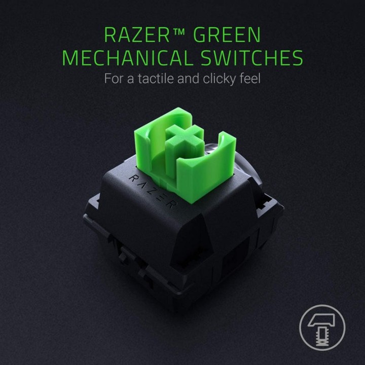 Razer BlackWidow 2019 Green Switch Claviers Razer Maroc