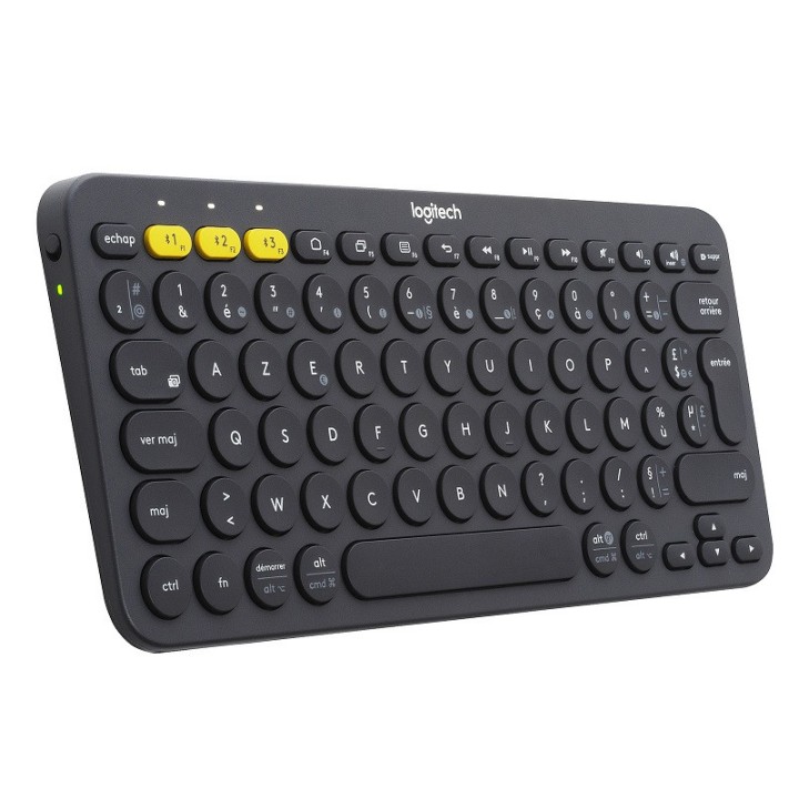 Logitech Multi-Device Keyboard K380 (Gris) Claviers Logitech Maroc