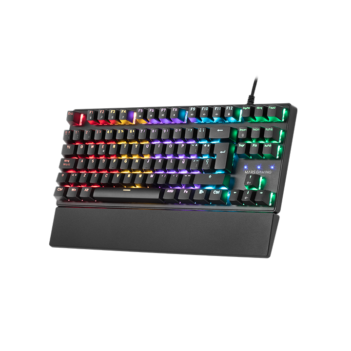 Mars Gaming MKXTKLBFR Black (Blue Switch) Claviers Mars Gaming Maroc