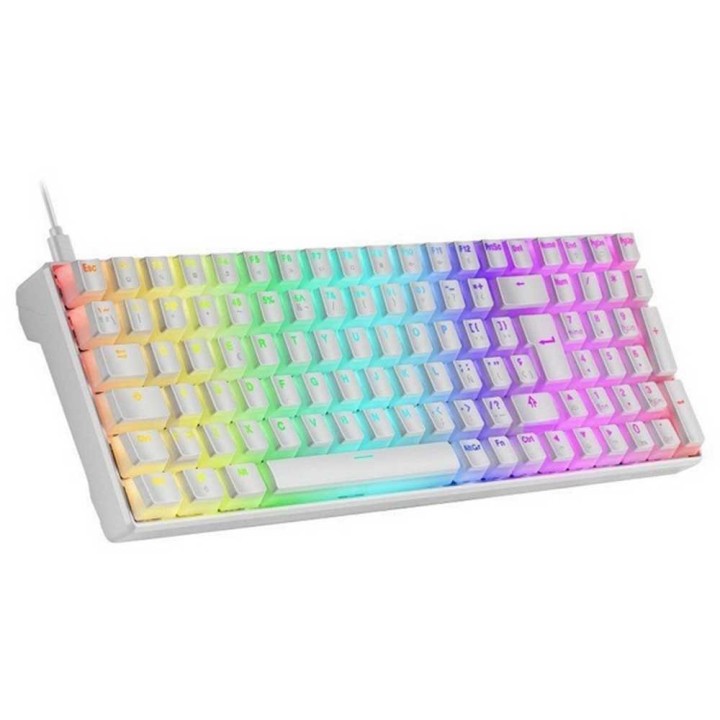 Mars Gaming MKULTRA White (Brown Switch) Claviers Mars Gaming Maroc