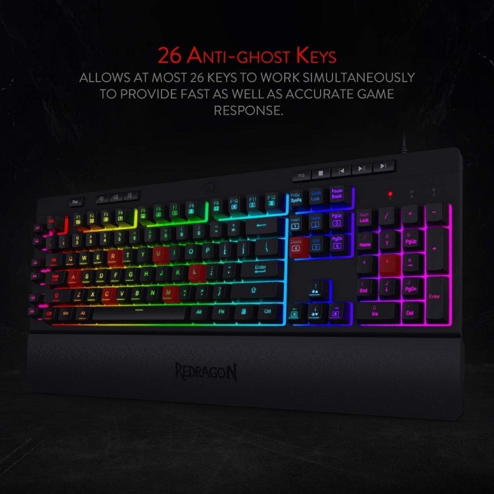 Redragon K512 Shiva RGB Claviers Redragon Maroc