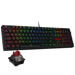 Redragon K582 SURARA RGB (Red Switches) Claviers Redragon Maroc