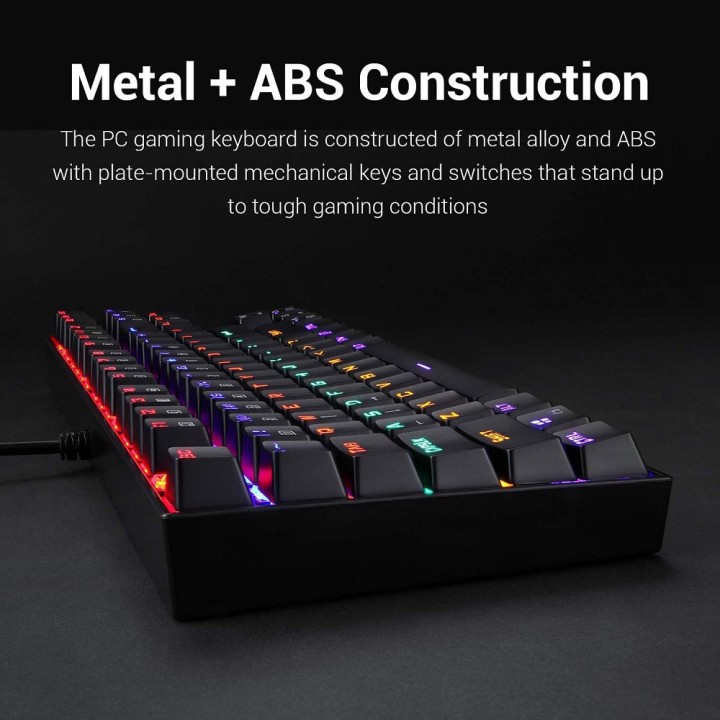 Redragon K552 TKL RGB (Outemu Red Switches) Claviers Redragon Maroc