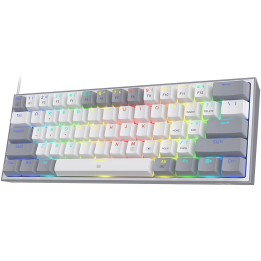 Redragon K616 Fizz PRO 60% Wireless RGB Red Switches (White/Gray) C...