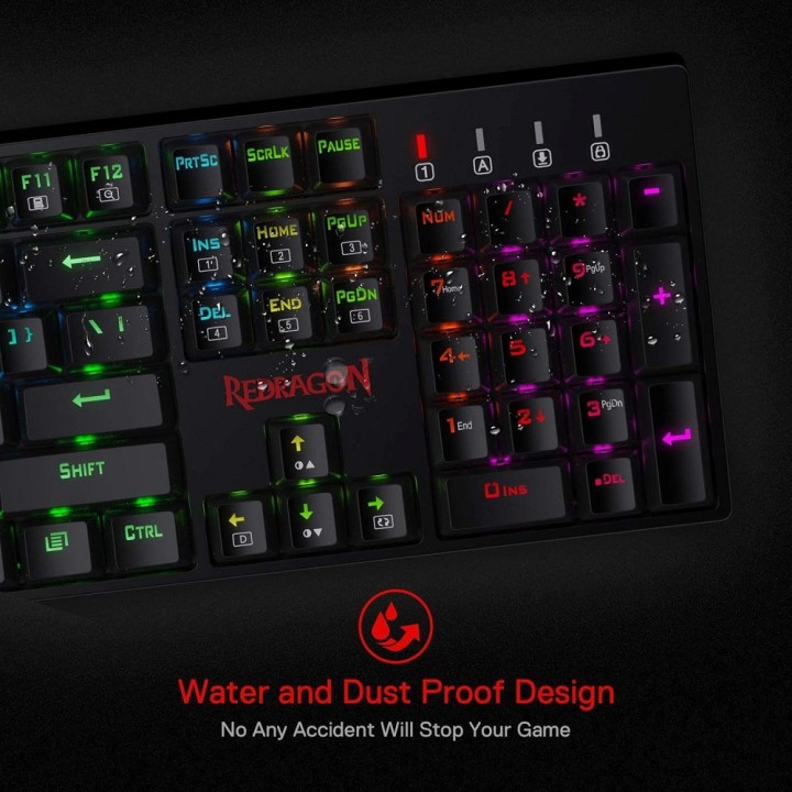 Redragon K582 SURARA RGB (Red Switches) Claviers Redragon Maroc