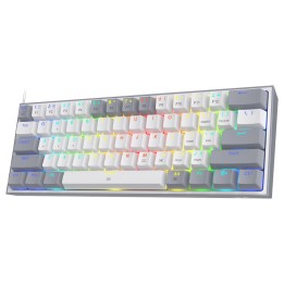 Redragon K617 Fizz 60% RGB Red Switches (White/Gray) Claviers Redra...