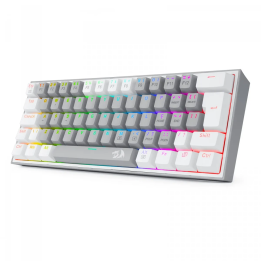 Redragon K617 Fizz 60% RGB Red Switches (Gray/White) Claviers Redra...