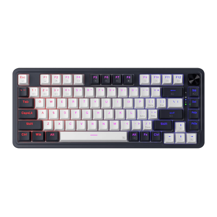 Redragon K673 PRO 75% Wireless RGB Red Switches (Abyssal Blue) Clav...