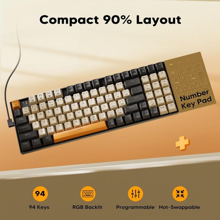 Redragon K636 CLO RGB Red Switches Claviers Redragon Maroc