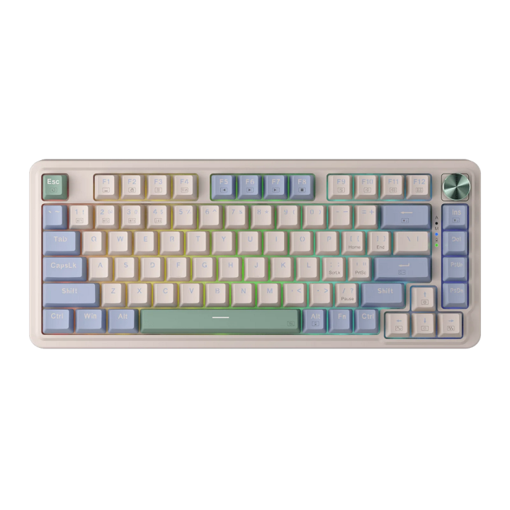 Redragon K673 PRO 75% Wireless RGB Red Switches (Vintage Blue) Clav...