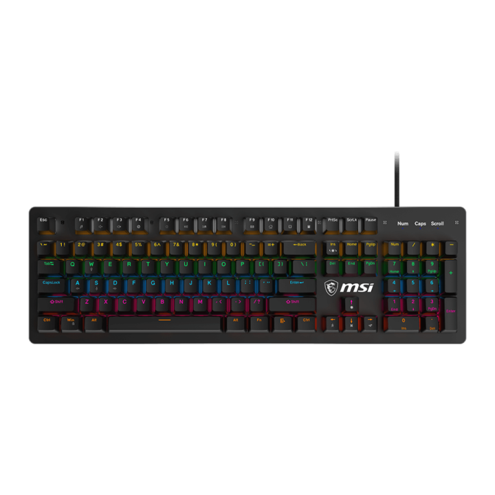 MSI Forge GK300 Blue Switches Claviers MSI Maroc