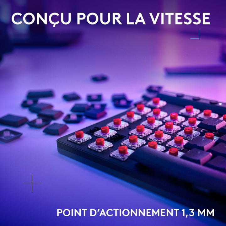 Logitech G G515 TKL Lightspeed Noir (Tactile Version AZERTY ) Clavi...