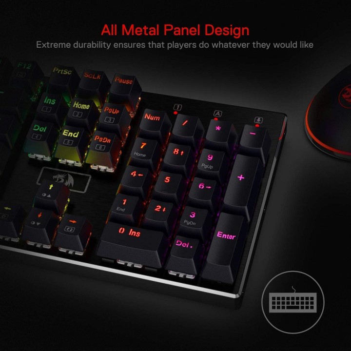 Redragon K556 RGB (Brown Switches) Claviers Redragon Maroc
