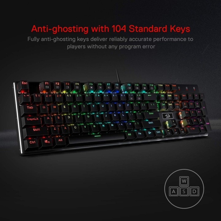 Redragon K556 RGB (Brown Switches) Claviers Redragon Maroc