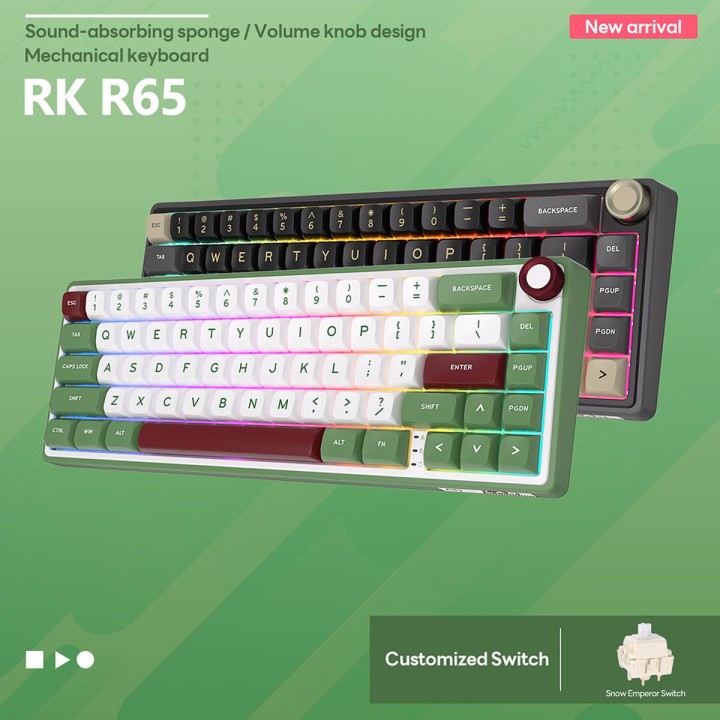 Royal Kludge RKR65 (Green SAND) Claviers Royal Kludge Maroc