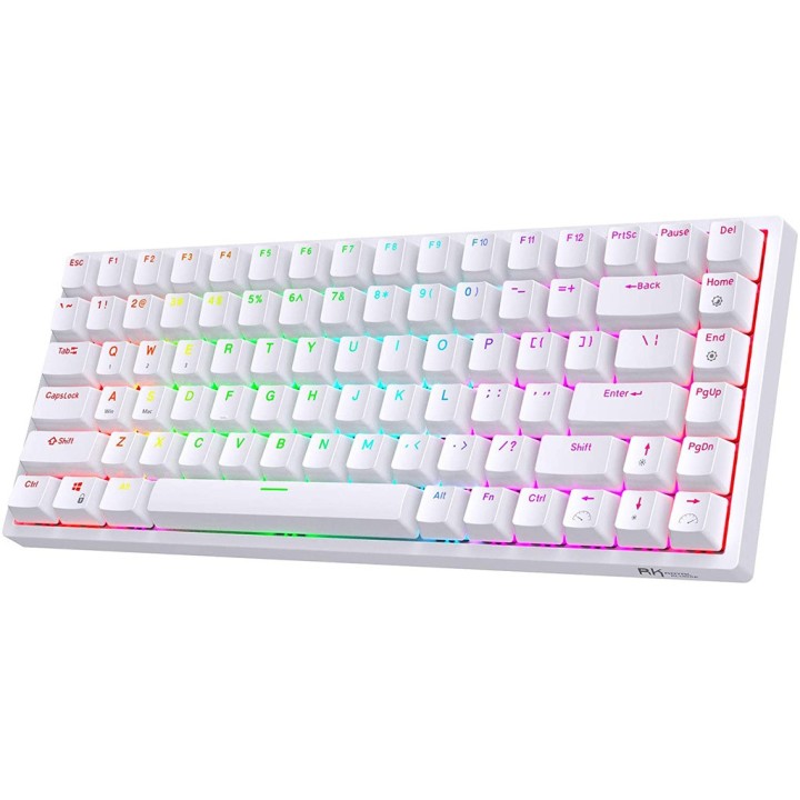 Royal Kludge RK84 RGB Red Switch (White) Claviers Royal Kludge Maroc