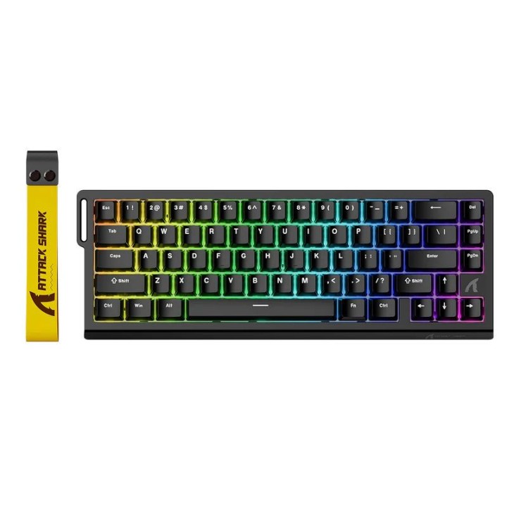 ATTACK SHARK X68 HE Black (Magnetic Switch) Claviers ATTACK SHARK M...