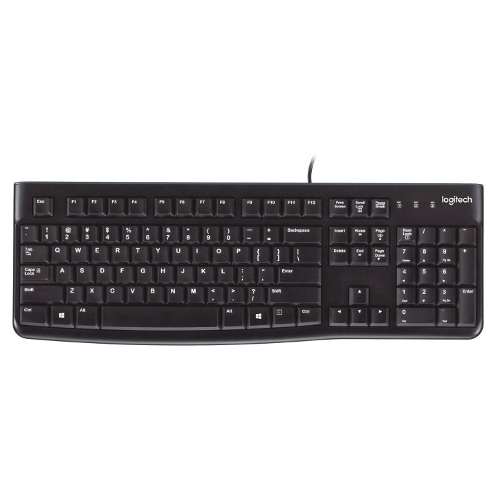 Logitech K120 Corded Keyboard (QWERTY) Claviers Logitech Maroc