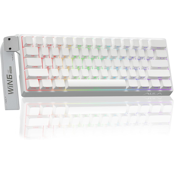 Aula WIN60 HE WHITE (Magnetic Switch) Claviers AULA Maroc
