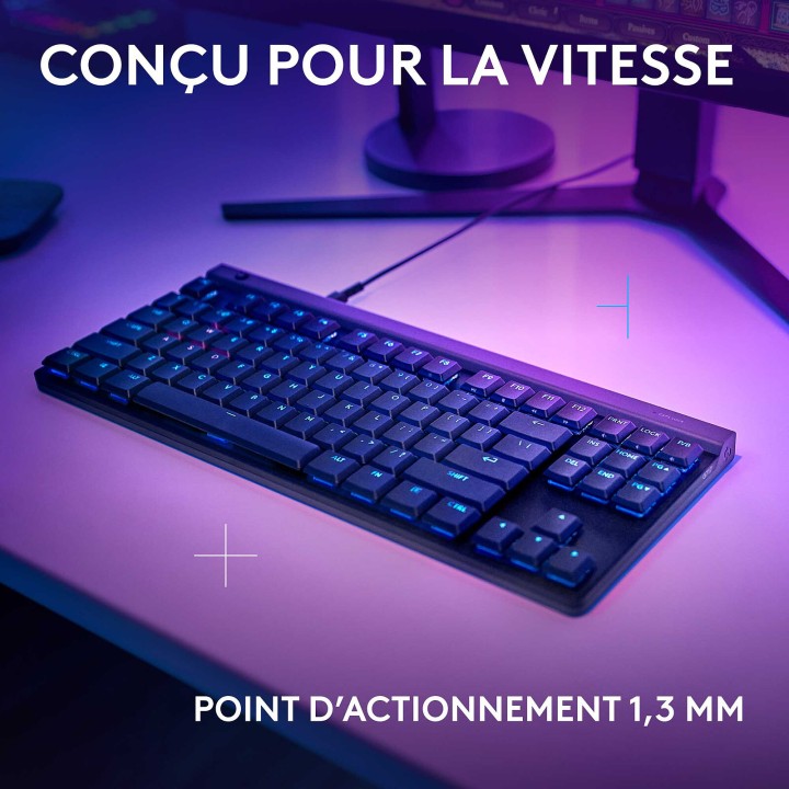 Logitech G G515 TKL Noir Claviers Logitech Maroc