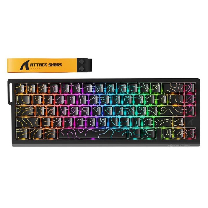 ATTACK SHARK X68 PRO HE Wireless Magnetic Switch (Black Contours) C...
