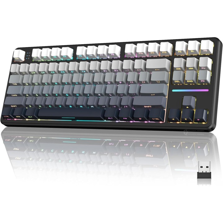 ATTACK SHARK X87 Strawberry Switch (Moonlit Night) Claviers ATTACK ...
