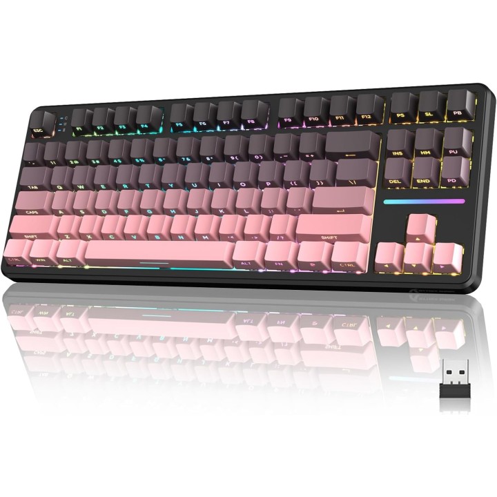 ATTACK SHARK X87 Strawberry Switch (Blackberry) Claviers ATTACK SHA...