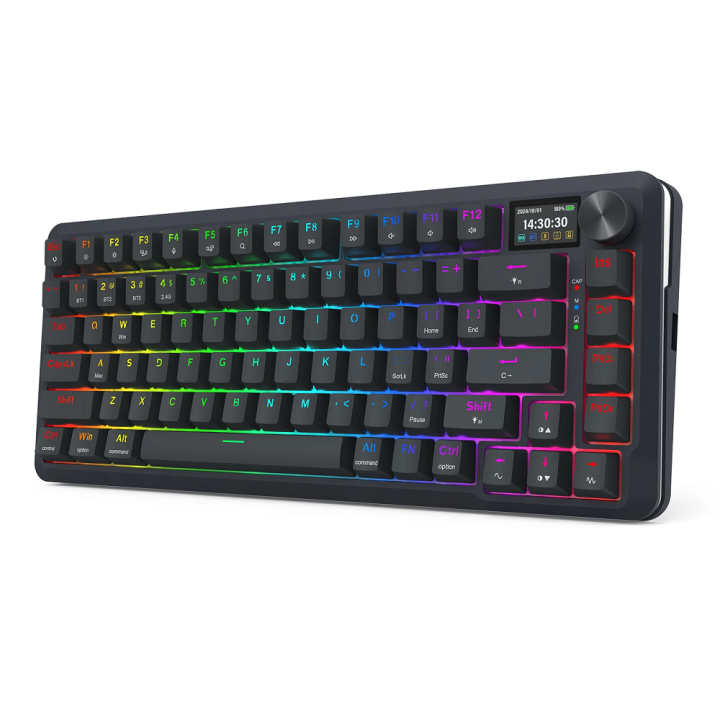 Redragon K708 Pro LCD Wireless Mechanical Keyboard (Black) Claviers...